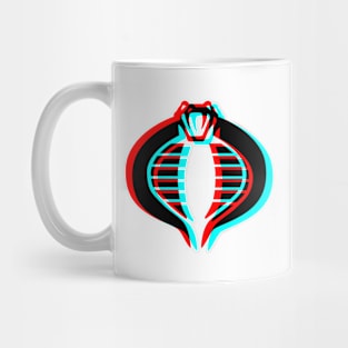 Retro 3D Glasses Style - Cobra Mug